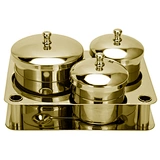 Stainless Steel Nail Powder Holder
